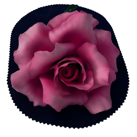 VTG Monte Rose Authentic The Art of‎ Capodimonte Porcelain Flowers Made in Italy - Picture 4 of 8